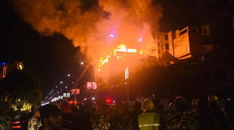 दरबारमार्गको क्लब भिक्ट्रीमा भीषण आगलागी