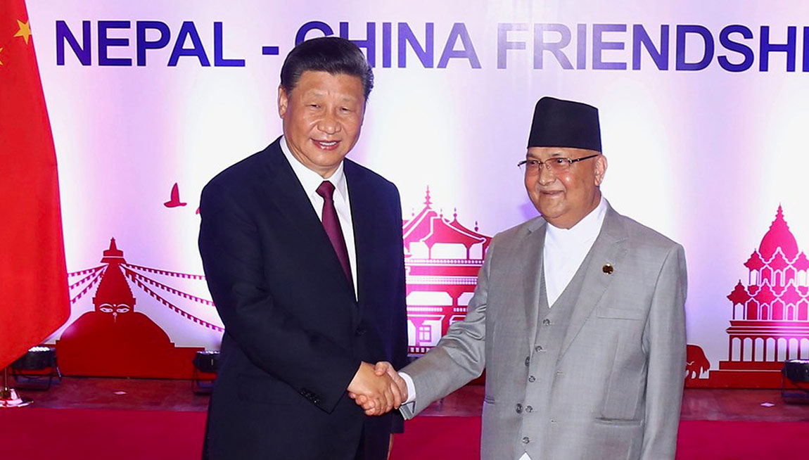 नेपाल–चीनबीच १४ बुँदे घोषणपत्र जारी