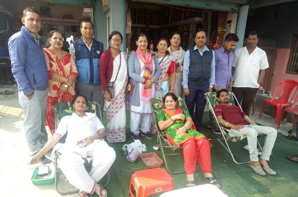 साई बाबाको जन्मोत्सवमा रक्तदान कार्यक्रम