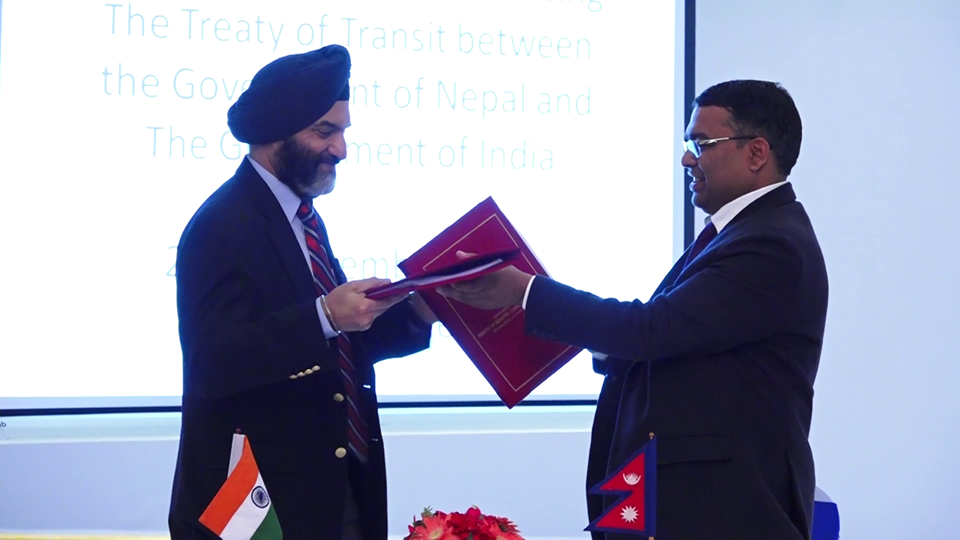 नेपाल – भारत पारवहन बैठक : पानी जहाज सञ्चालन गर्ने विषय पनि समावेश