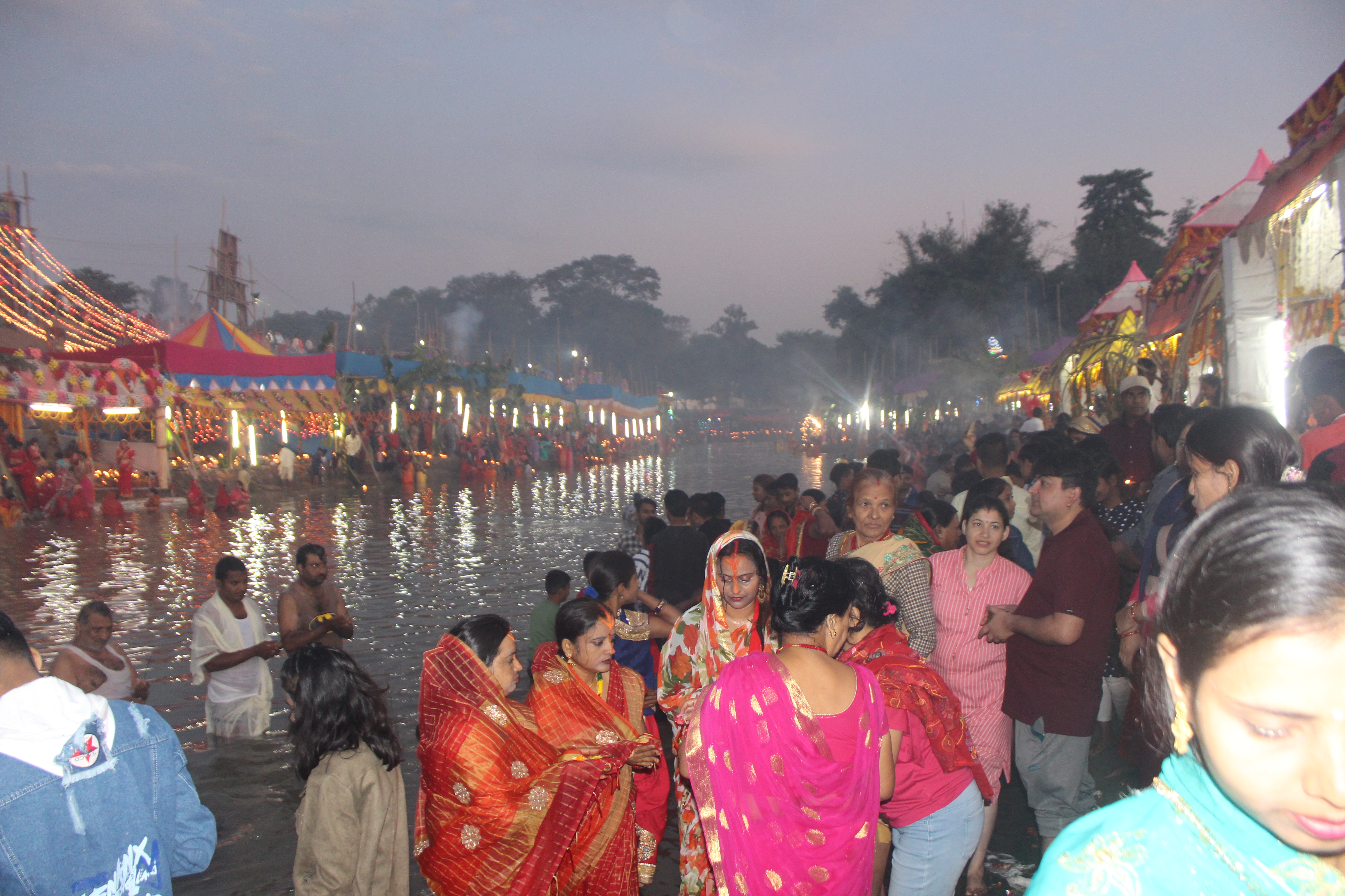 छठ पर्वको पनि समापन गरियो