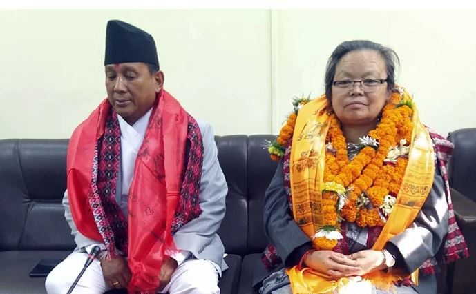 नवनियुक्त महिला, बालबालिका तथा ज्येष्ठ नागरिक मन्त्री गुरुङद्धारा पदभार ग्रहण