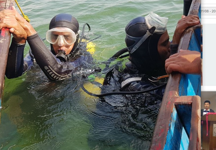 नेपालमा पहिलोपल्ट गोताखोर तालिम