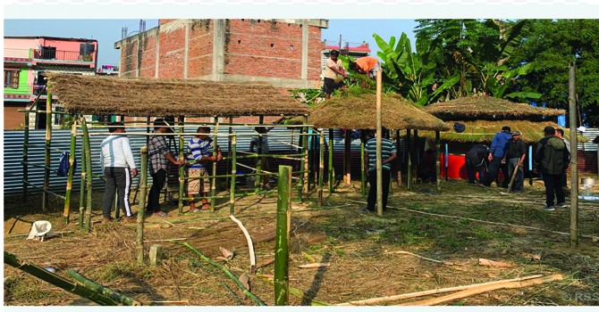 एकै ठाउँमा सात जातिका घर निर्माण