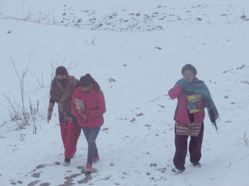 अत्यधिक हिमपातका कारण परीक्षा रोकियो