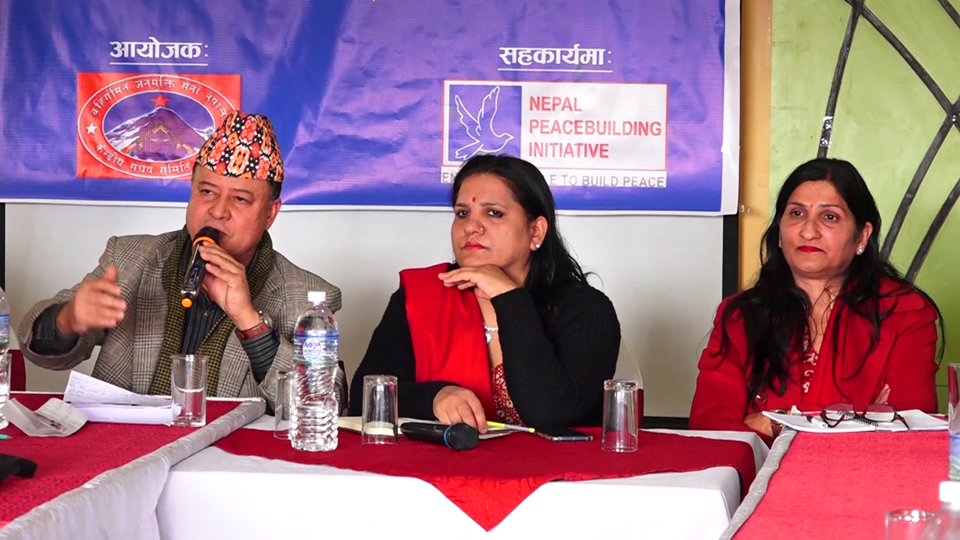 बहिर्गमित जनमुक्ति सेनाका पक्षमा उभिए मानवअधिकारकर्मी