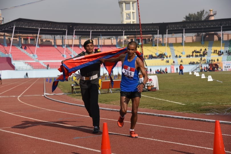 पुरुष म्याराथनमा किरणले दिलाए नेपाललाई स्वर्ण पदक