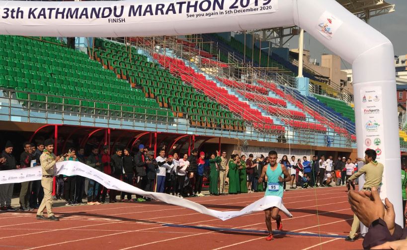 काठमाण्डौ म्याराथनमा आर्मीको बर्चश्व