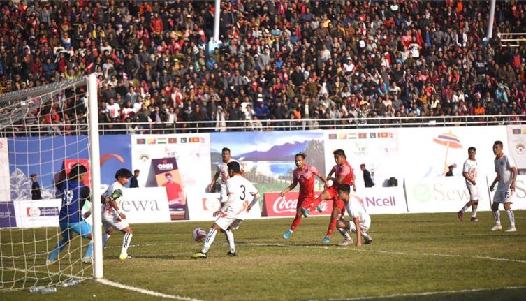 साग पुरुष फुटबलमा नेपालले जित्यो स्वर्ण