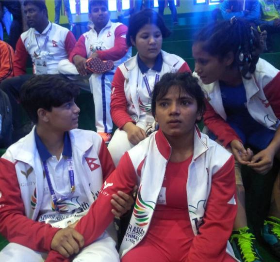 कुस्तीमा नेपाललाई पहिलो स्वर्ण