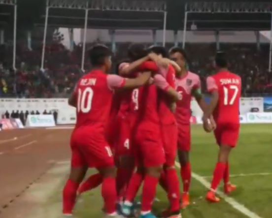 बंगलादेशलाई पराजित गर्दै नेपाल साग फुटबलको फाइनलमा