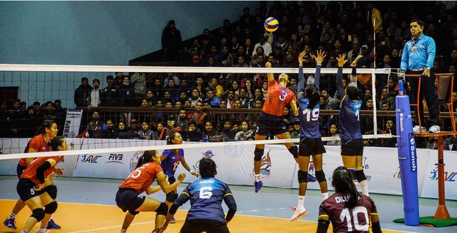 साग महिला भलिबल : भारतसँग पराजित भएसँगै नेपाल रजतमै सिमित