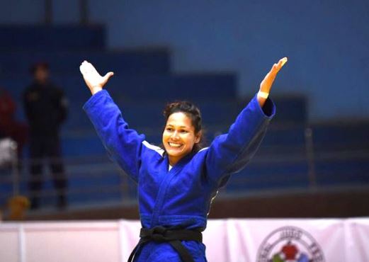 जुडोमा देविकाले दिलाइन् नेपाललाई पहिलो स्वर्ण