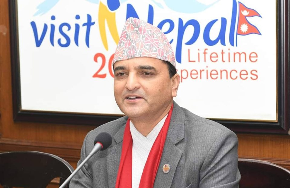 भ्रमण वर्षको आक्रमक तयारीमा जुटे पर्यटन मन्त्री भट्टराई