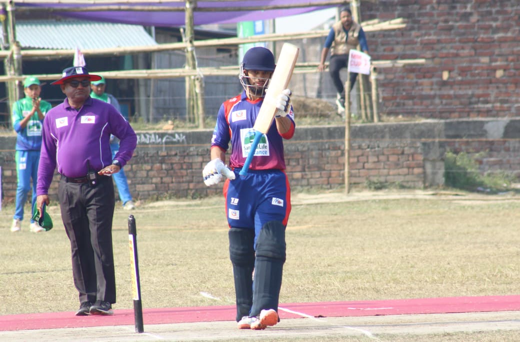 पुलिस क्लबले दियो कर्णाली प्रदेशलाई ३ सय ४७ रनको विशाल लक्ष्य