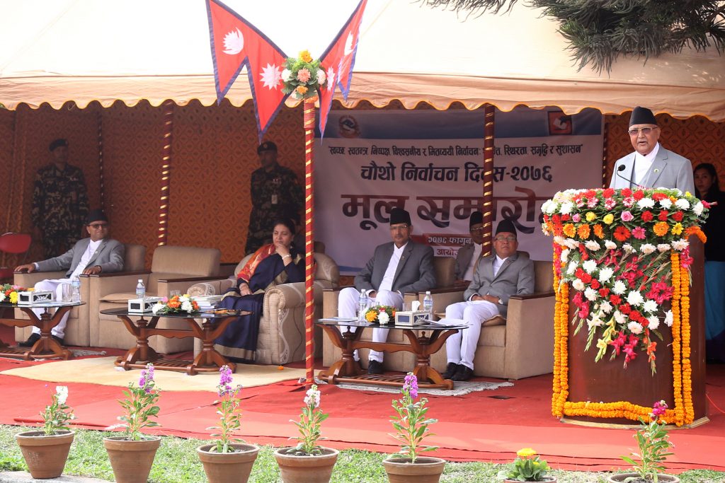 सञ्चारमाध्यममा सरकार बनाउने र परिवर्तन गर्ने कुरा छापिन सुरु भयो : प्रधानमन्त्री