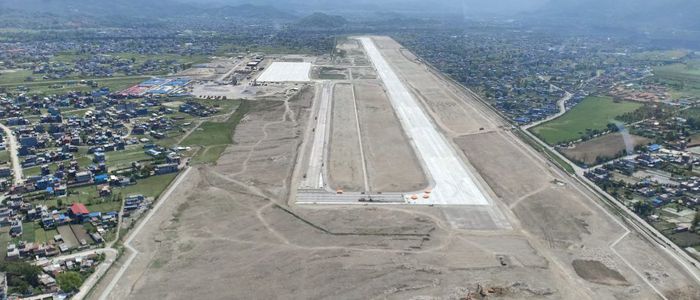 पोखरा विमानस्थलको काम ६ महिना अगाडि नै सकिने
