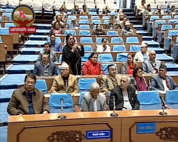 नेपाली कांग्रेसले संसद अवरुद्ध नगर्ने, बैठक बस्दै