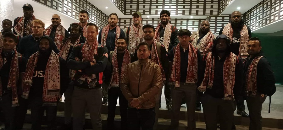 त्रिकोणात्मक सिरिजका लागि अमेरिकी क्रिकेट टोली काठमाडौंमा