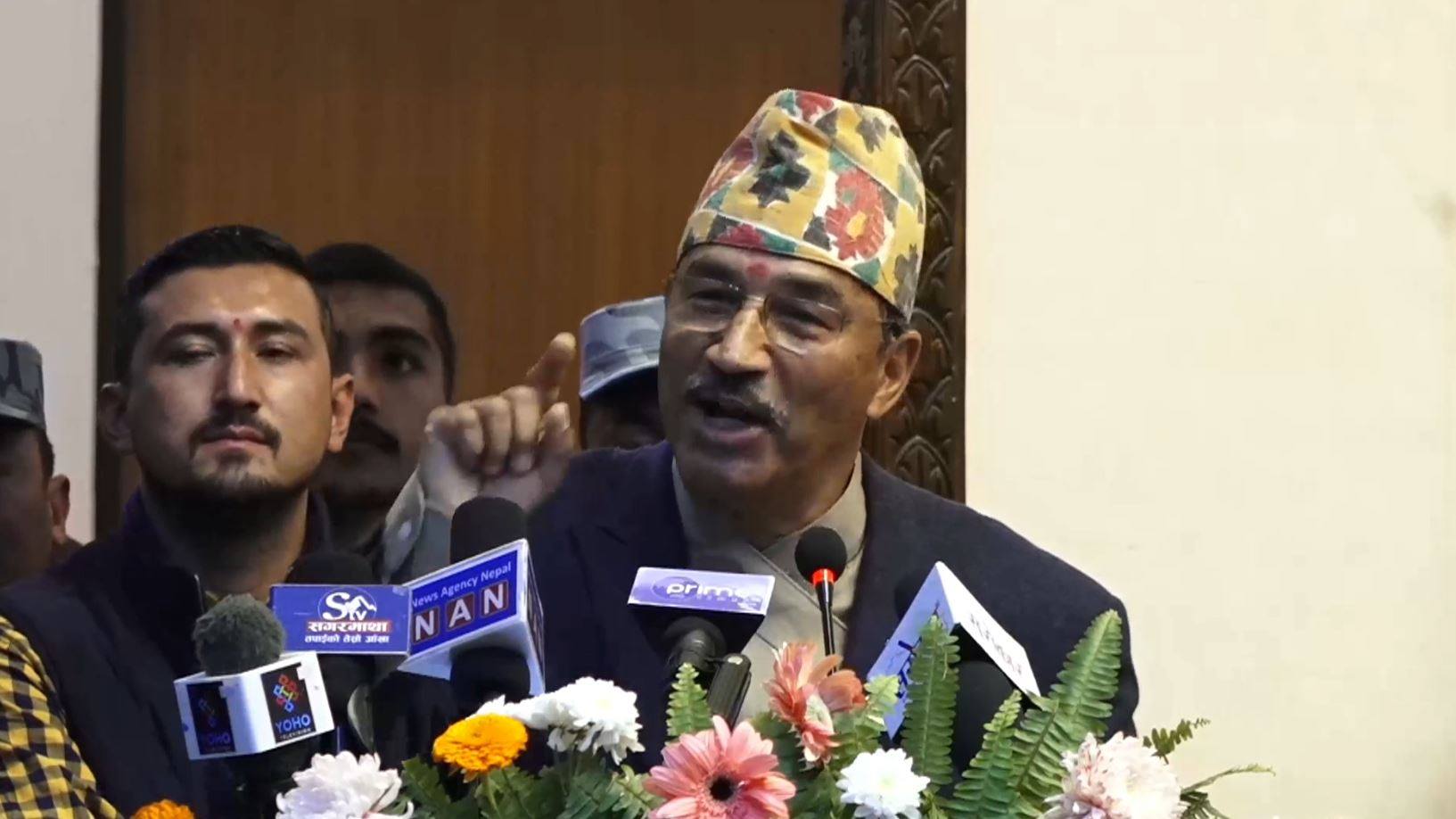 गीतामा हात राखेर थापाले भने अब पार्टी कहिल्यै फुटाउने छैन