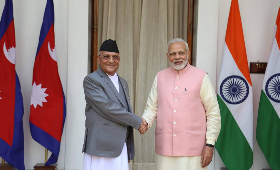 भारतीय प्रधानमन्त्री मोदीले गरे प्रधानमन्त्री ओलीको सफल शल्यक्रियाको कामना