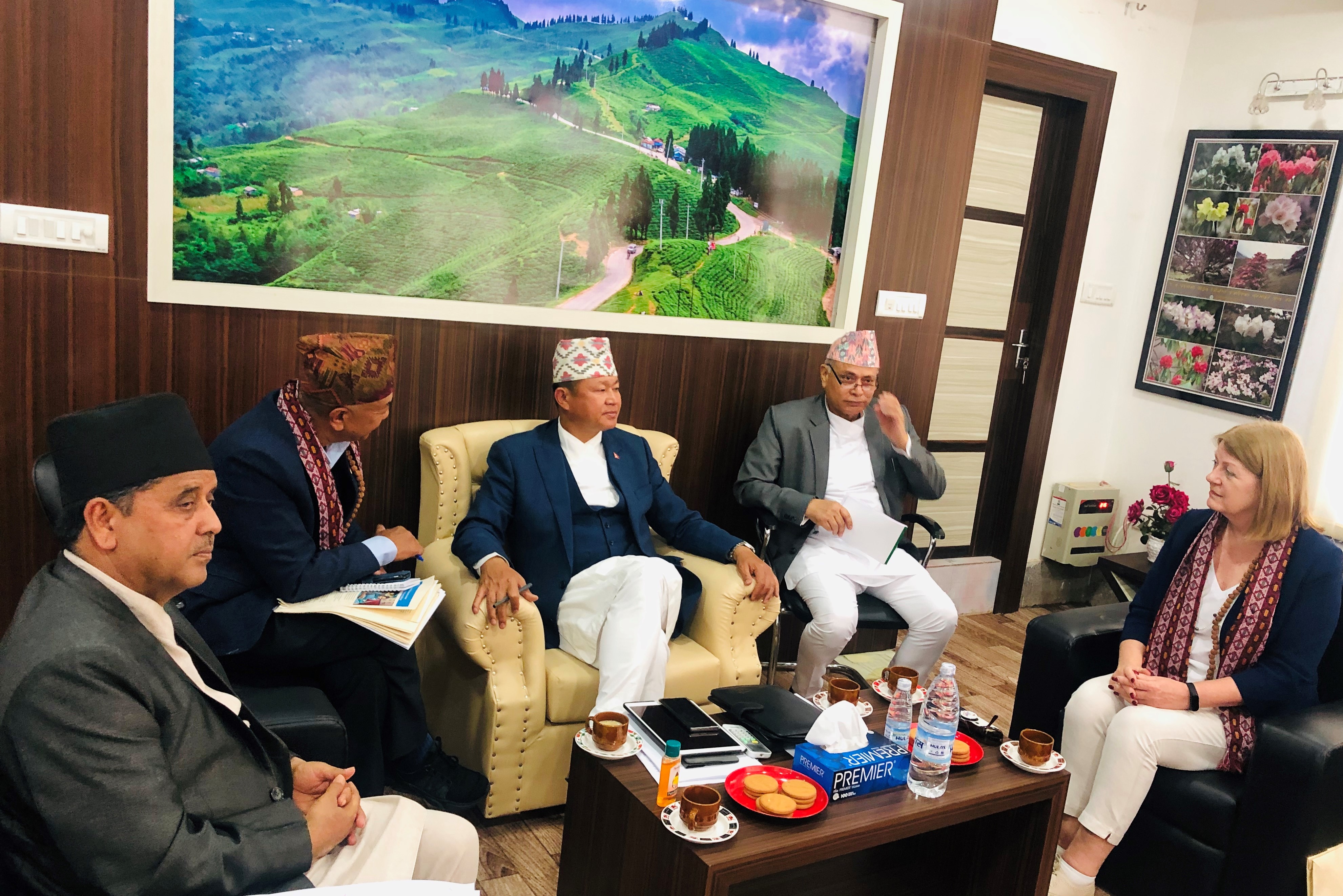 मुख्यमन्त्री राई र युरोपियन युनियनका राजदूतबीच भेटवार्ता