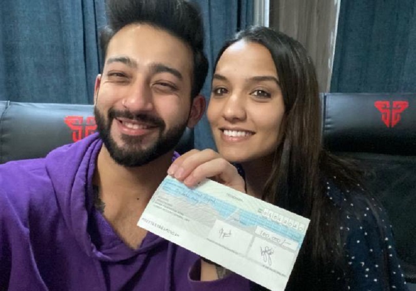 जनावरको जीवन रक्षाको लागी प्रियंका र आयुष्मानको एक लाख सहयोग