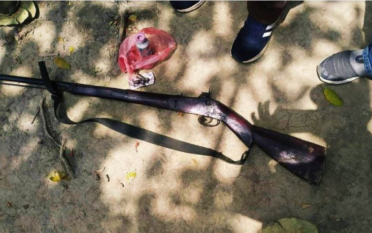 बारुद र गोलीसहित भरुवा बन्दुक बरामद