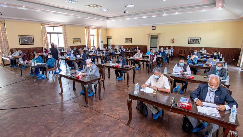 प्रधानमन्त्री अनुपस्थित नेकपाको बैठक सीमा विवादमा केन्द्रित