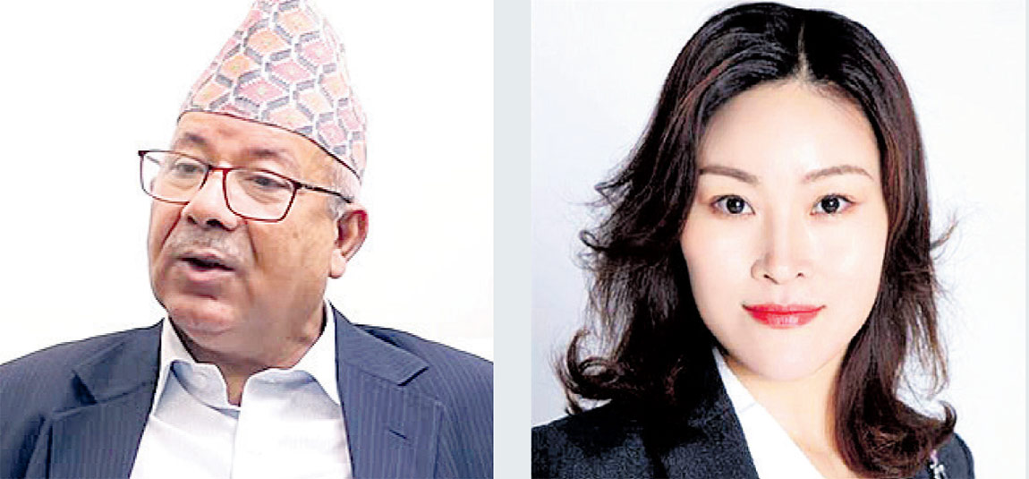 नेता नेपाल र चिनियाँ राजदूतबीच भेटवार्ता