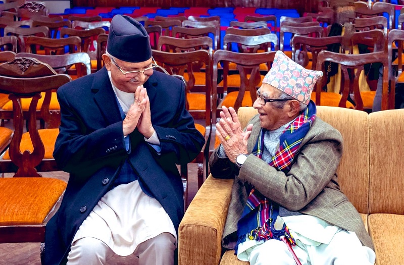 राष्ट्रकवि घिमिरेको निधनप्रति प्रधानमन्त्रीद्वारा दु:ख व्यक्त