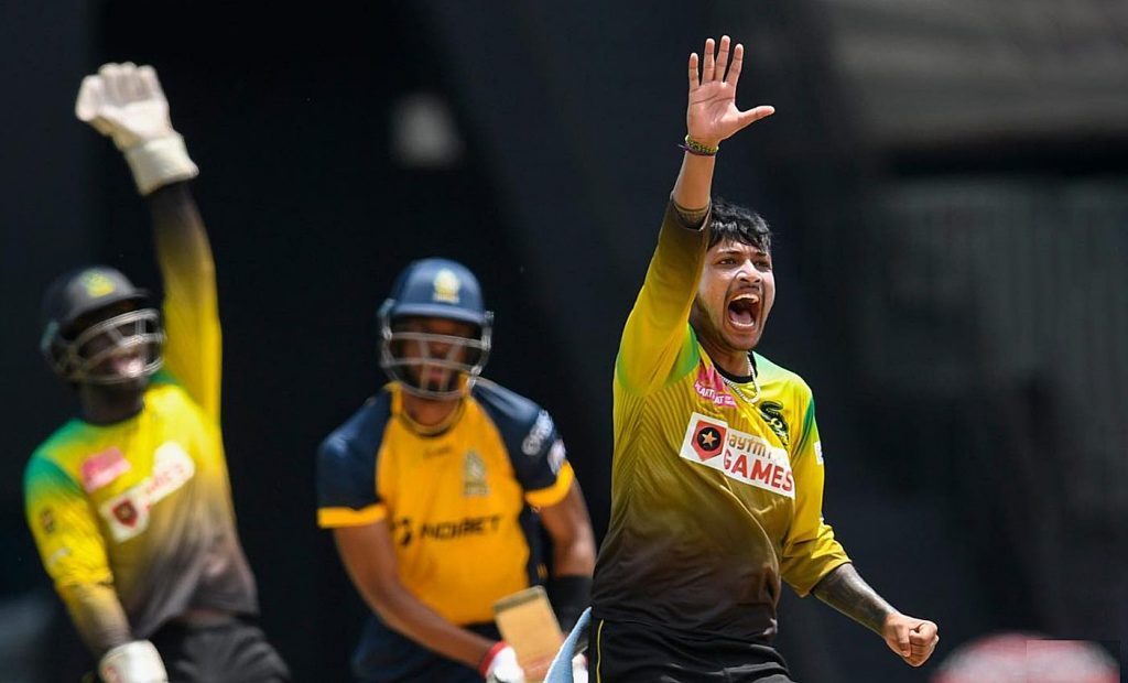 सीपीएलमा सन्दीपले लिए पहिलो खेलमै विकेट