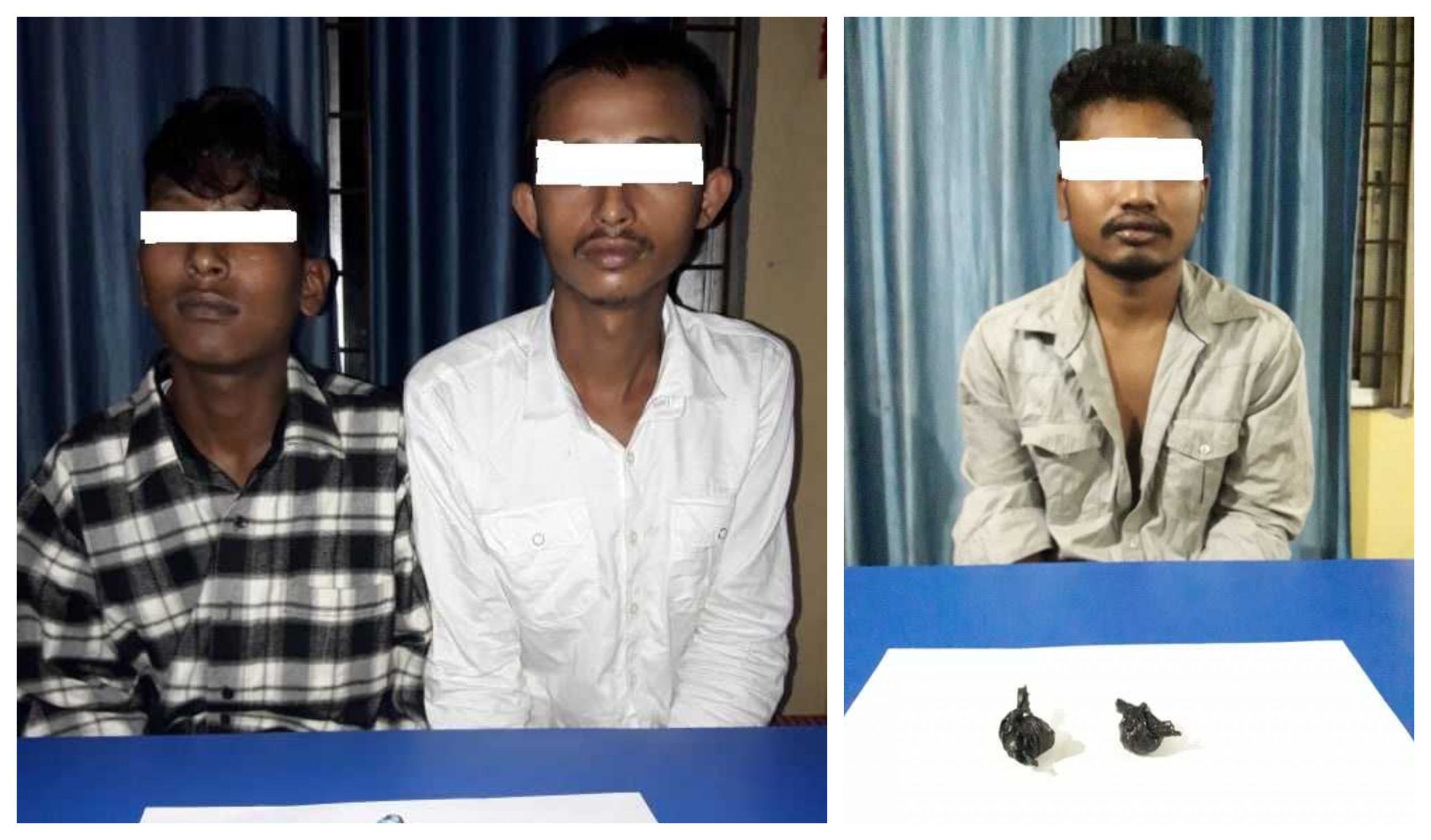 झापाबाट लागुऔषध खैरोहिरोईनसहित तीन जना पक्राउ