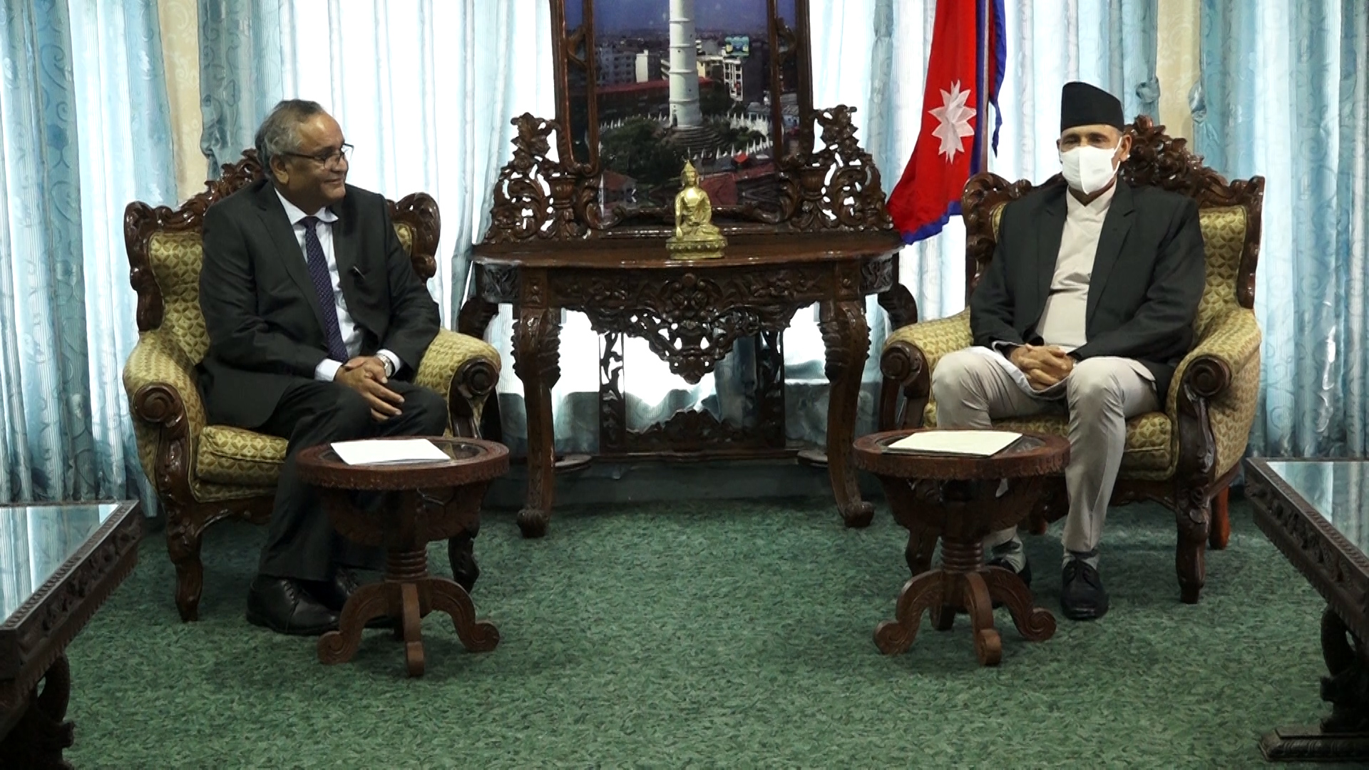 सभामुख र पाकिस्तानी राजदूतबीच शिष्टाचार भेट