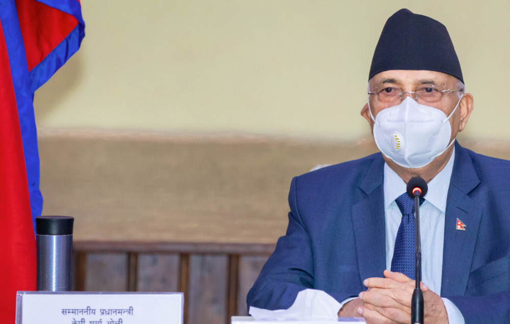 जनतालाई भोकै बस्न नदिन सरकार लागिपरेको छ : प्रधानमन्त्री ओली