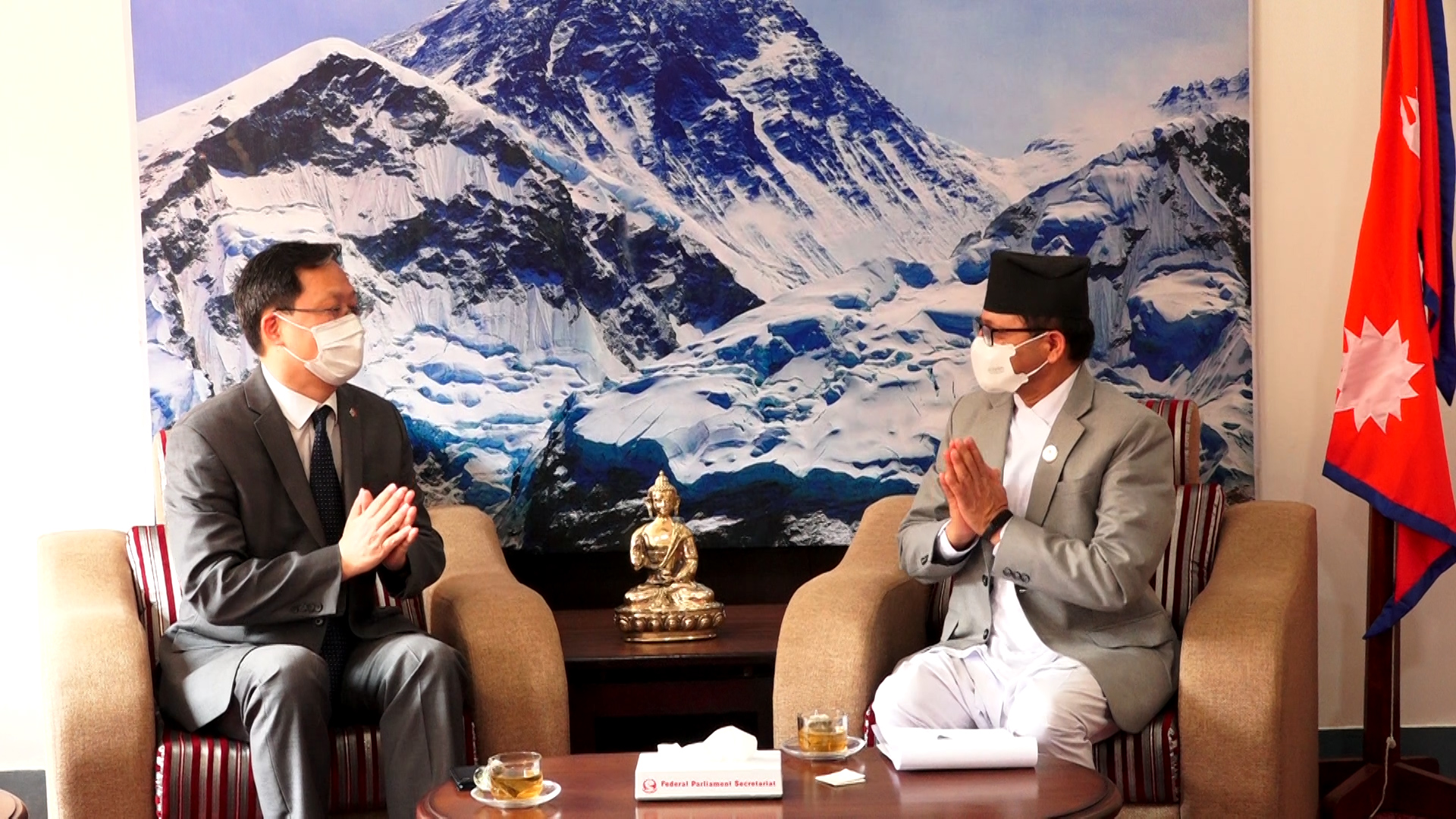 राजदूत नियुक्तिमा भएको ढिलाईप्रति कोरियन राजदूतको चासो