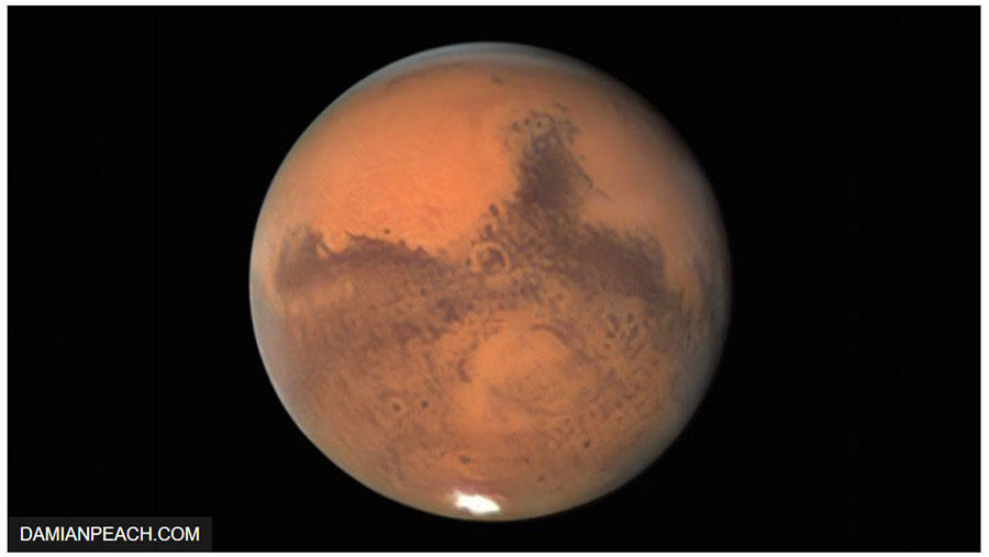 मंगल ग्रह आज ठूलो र चम्किलो देखिँदै