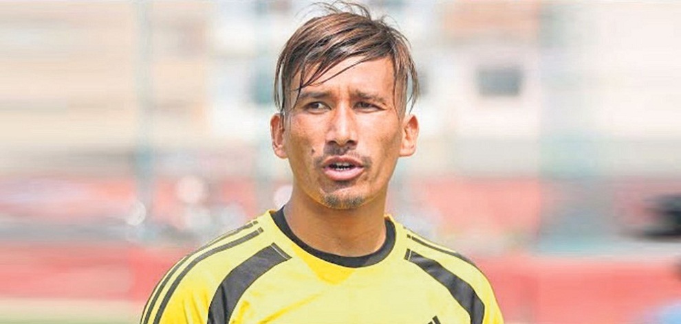 त्रिदेशीय फुटबल प्रतियोगितामा नेपाली टोलीको कप्तानी गोलकिपर किरणले गर्ने