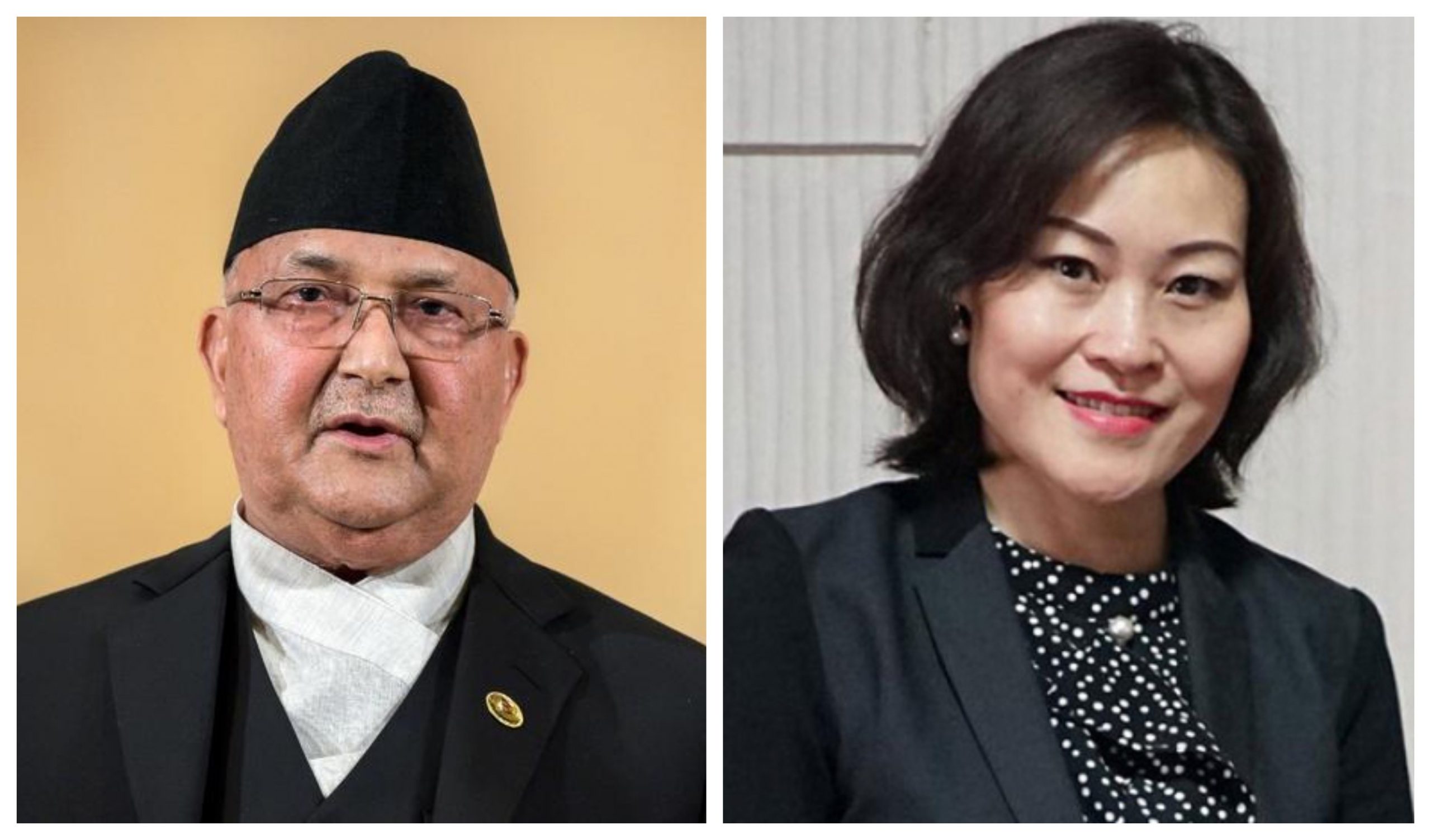 प्रधानमन्त्री ओली र चिनियाँ राजदूत यान्छीबीच भेटवार्ता