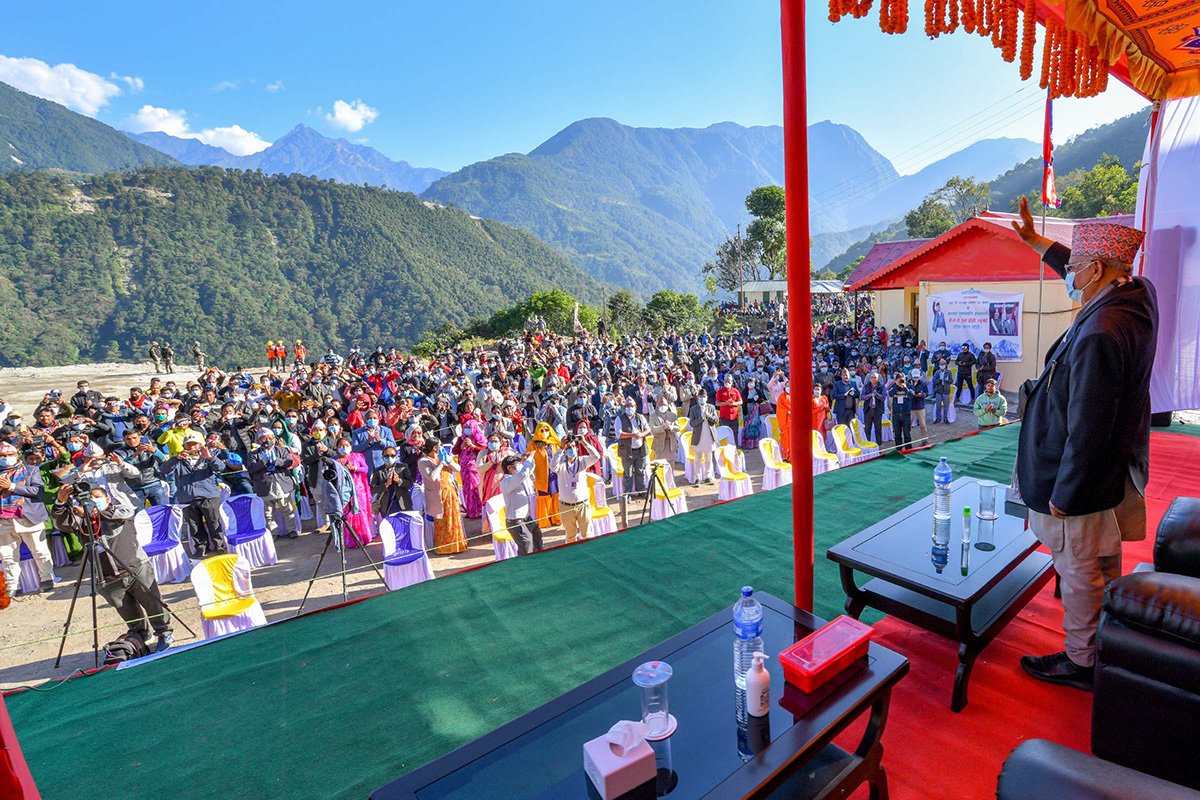 चीन र भारत जोड्ने उत्तर–दक्षिण कोशी राजमार्ग छिट्टै: प्रधानमन्त्री ओली