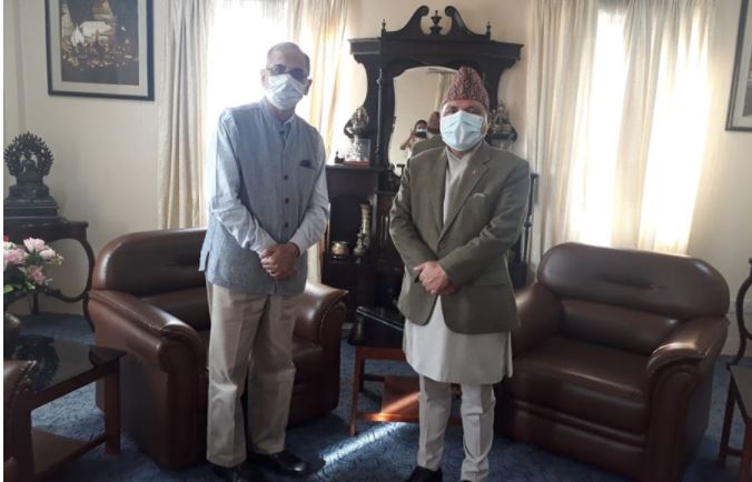 भारतीय राजदूत क्वात्रा र परराष्ट्र सचिव पौड्यालबीच भेटघाट