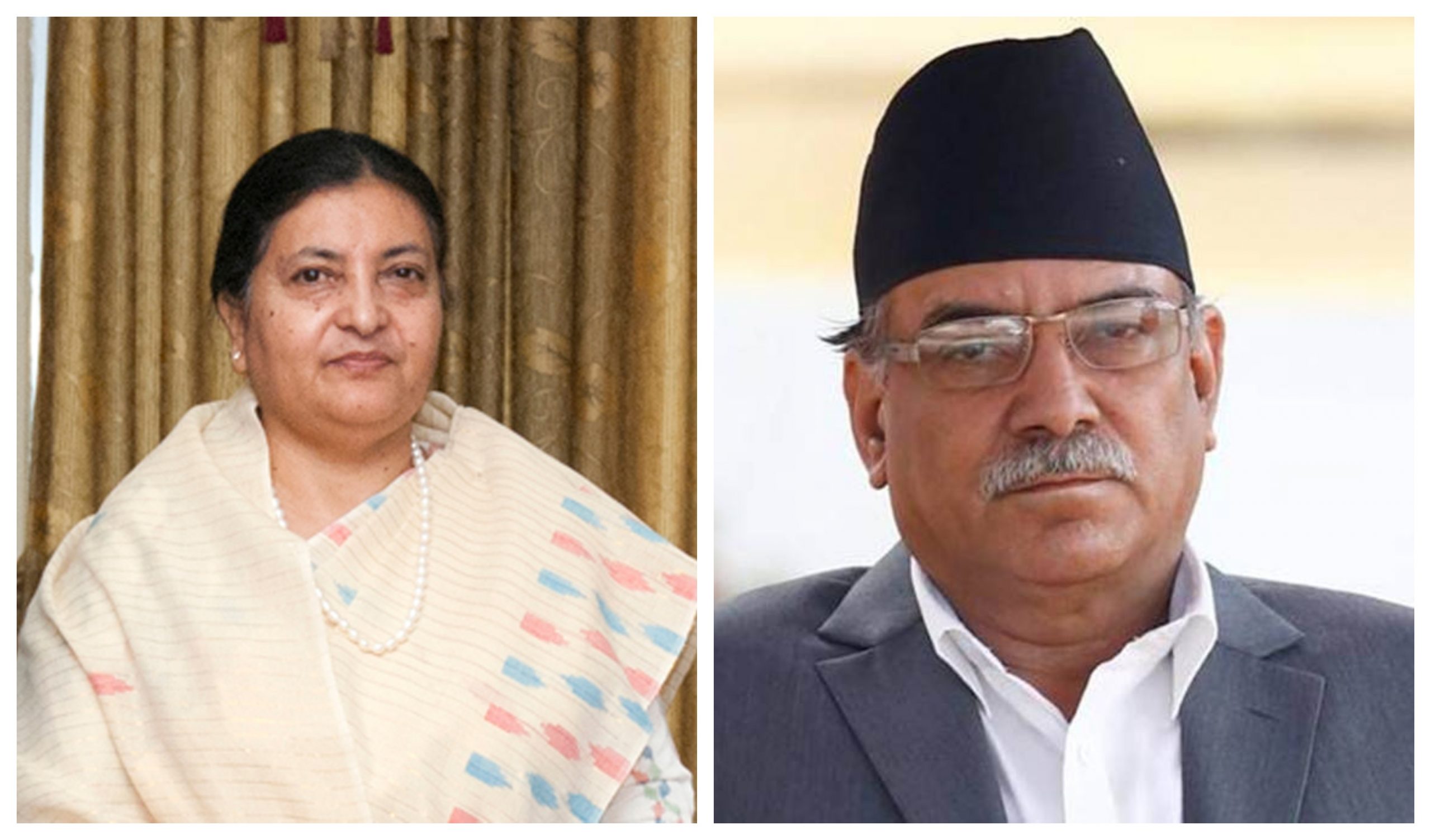 राष्ट्रपति भण्डारीलाई भेट्न शीतल निवास पुगे प्रचण्ड