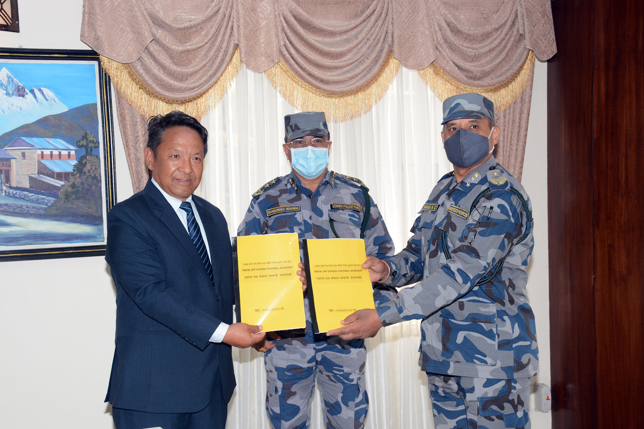 एन्फा र एपीएफको विद्यालयबीच ऐतिहासिक सम्झौता