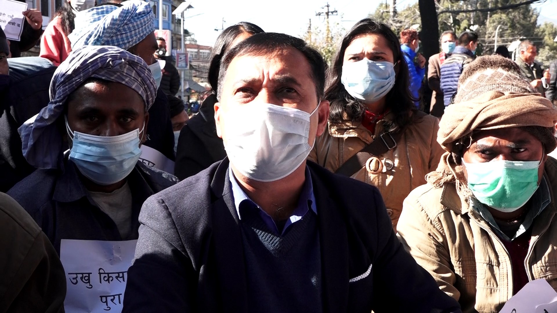 उखु किसानको आन्दोलनमा राजनीतिक समर्थन