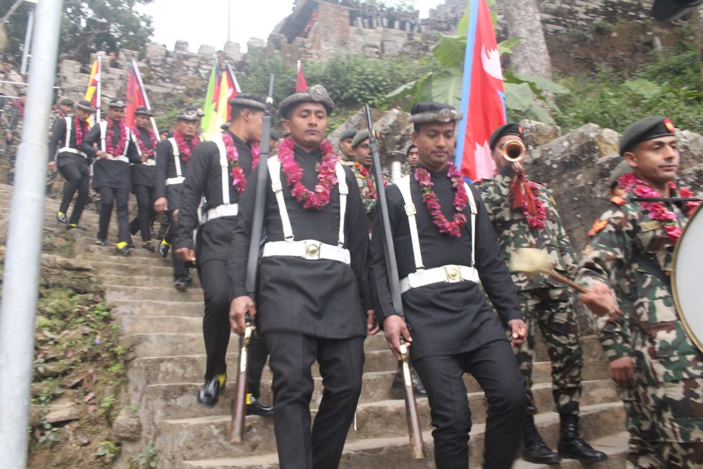 पृथ्वी जयन्तीमा सेनाले गोरखादेखि काठमाडौँसम्म पदयात्रा गर्ने