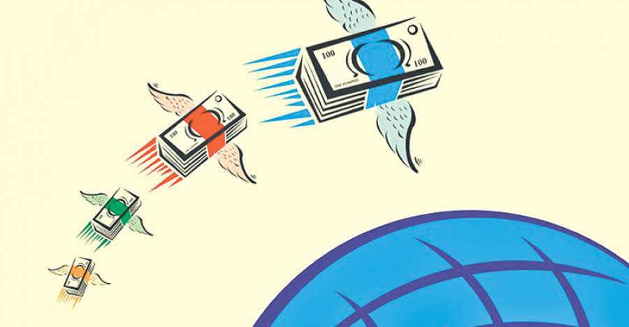 रेमिट्यान्समा उल्लेख्य वृद्धि