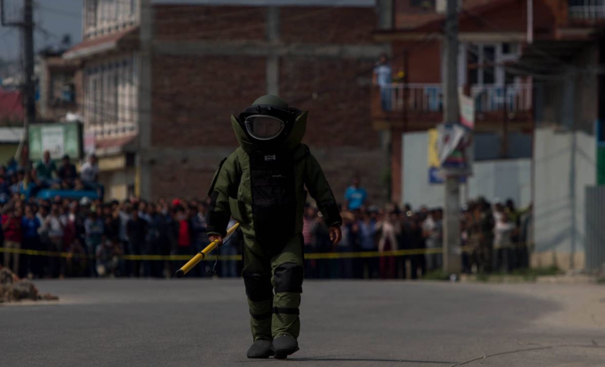 बनेपामा बम फेला, सेनाद्वारा डिस्पोज