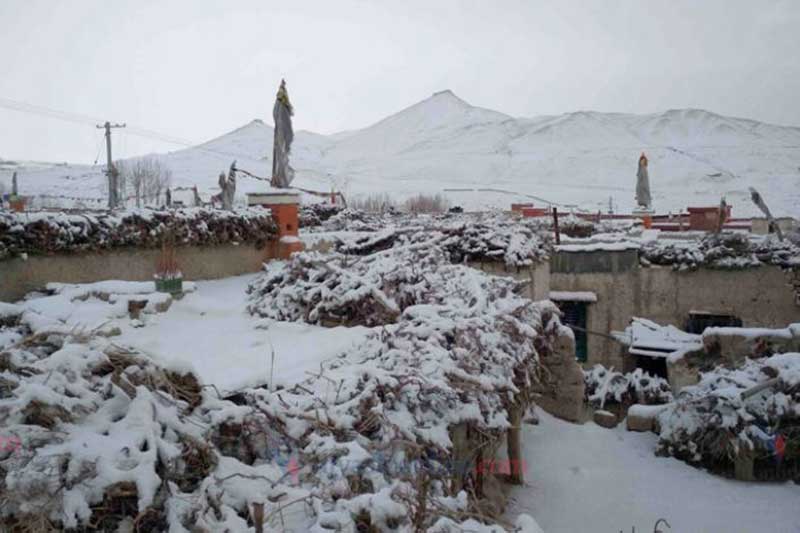 माइनस १५ डिग्रीको चिसोमा मनाङको नार र फु गाउँका बासिन्दा