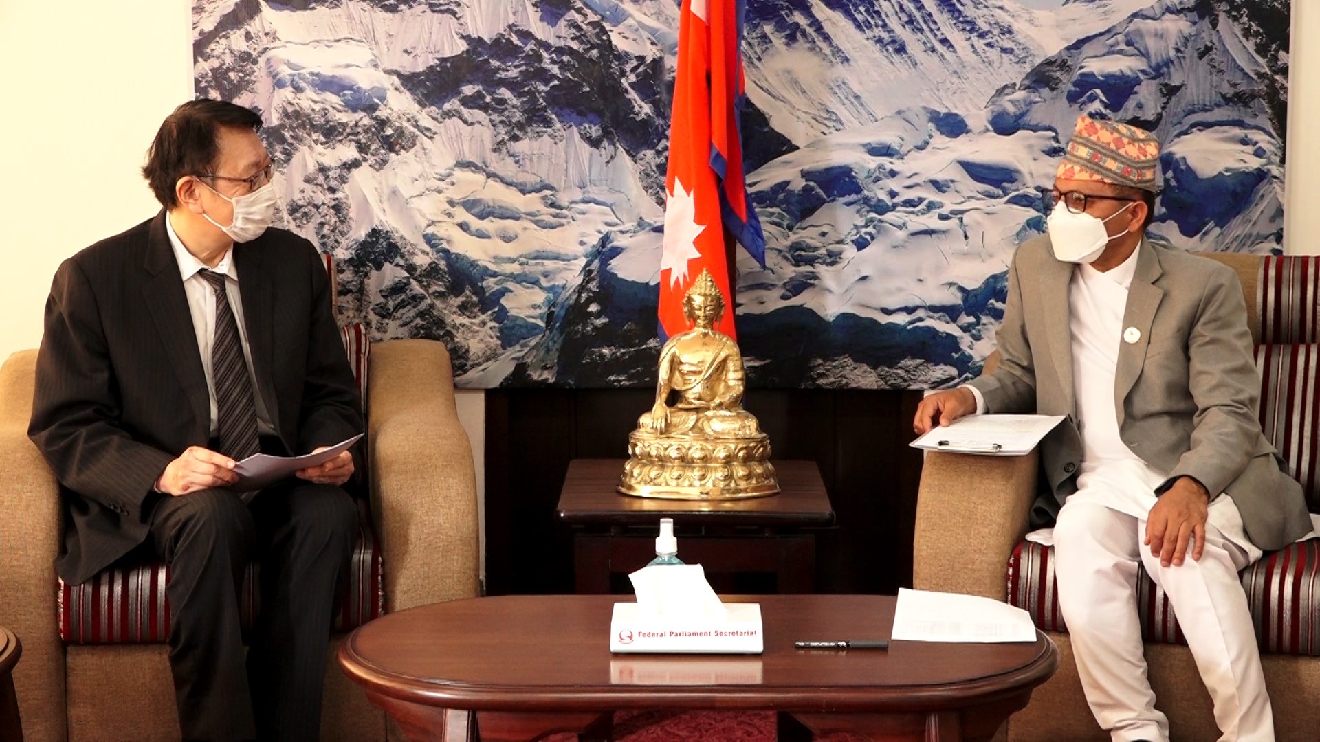 राष्ट्रियसभा अध्यक्षलाई भेटेर जापानका राजदूतले के भने ?