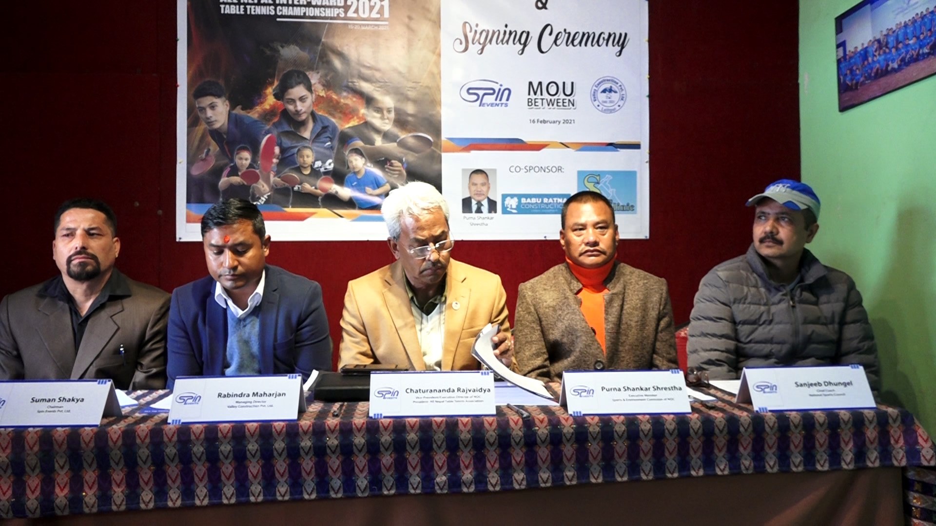 काठमाडौँमा देशव्यापी अन्तर वडा टेबल टेनिस प्रतियोगिता हुने